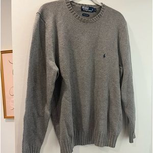 Ralph Lauren Polo Grey Sweater Size L.
